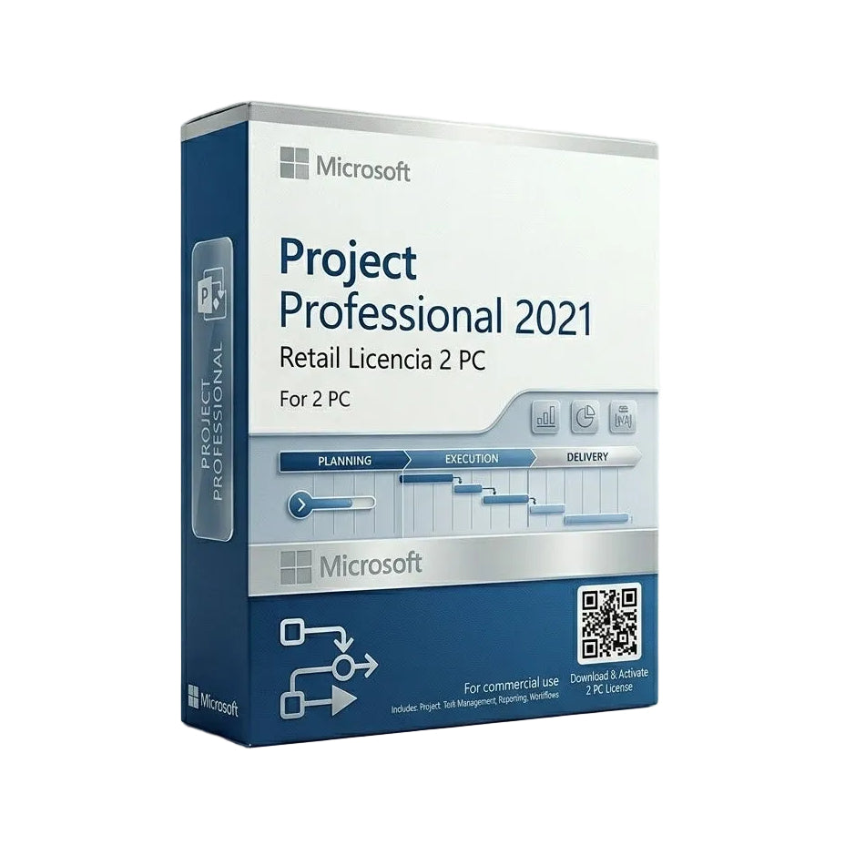Project Professional 2021 Retail Licencia 2 PC