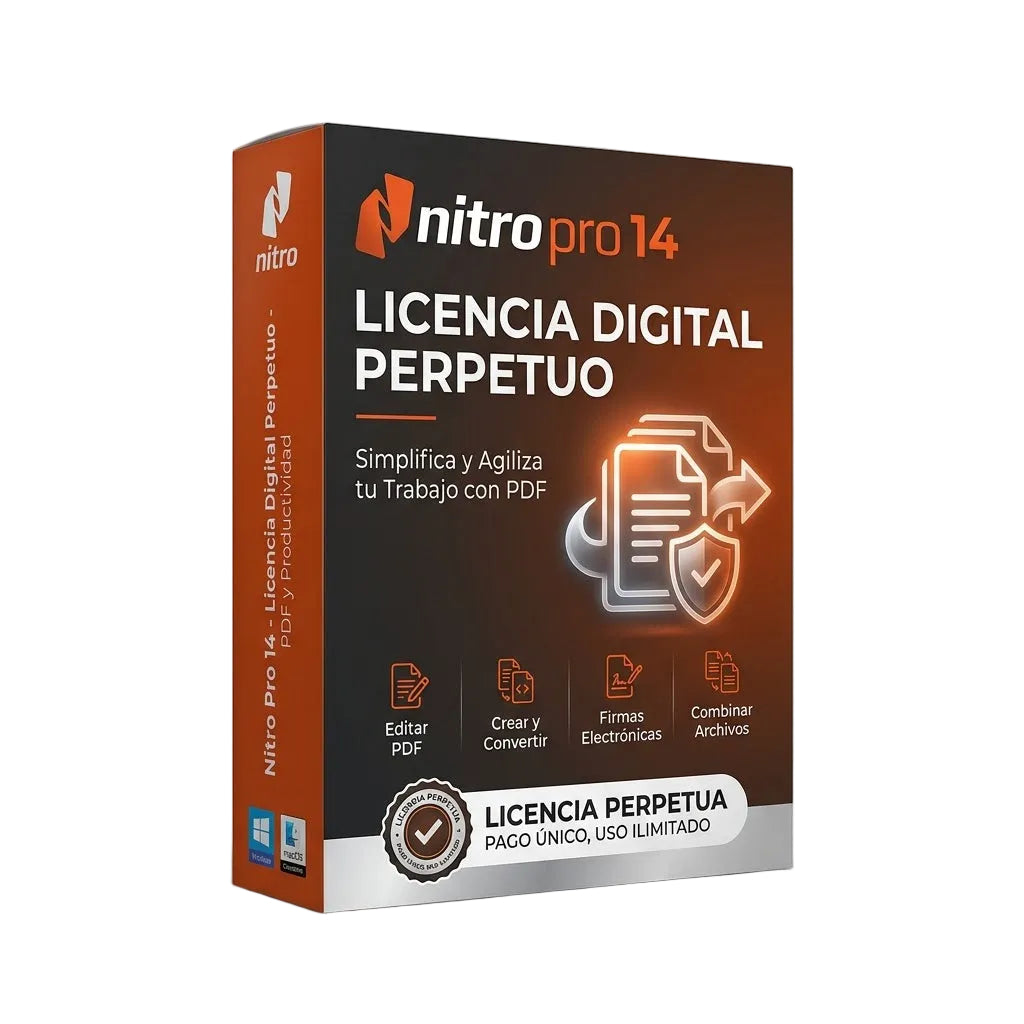 Nitro Pro 14 Licencia Digital Perpetuo