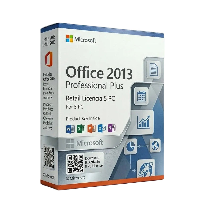 Office 2013 Professional Plus Retail Licencia 5 PC