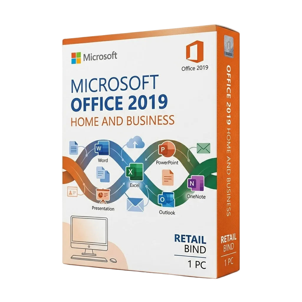 Office 2019 Home and Business Retail Licencia 1 PC