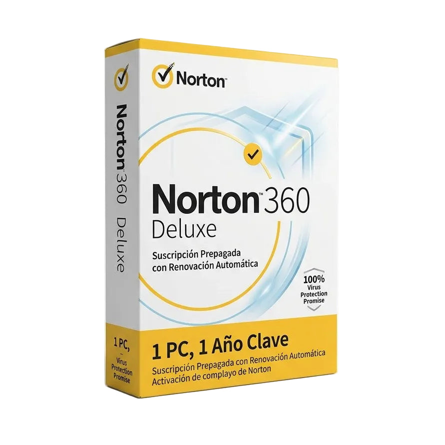 Norton 360 Deluxe 1 PC 1 Año Clave