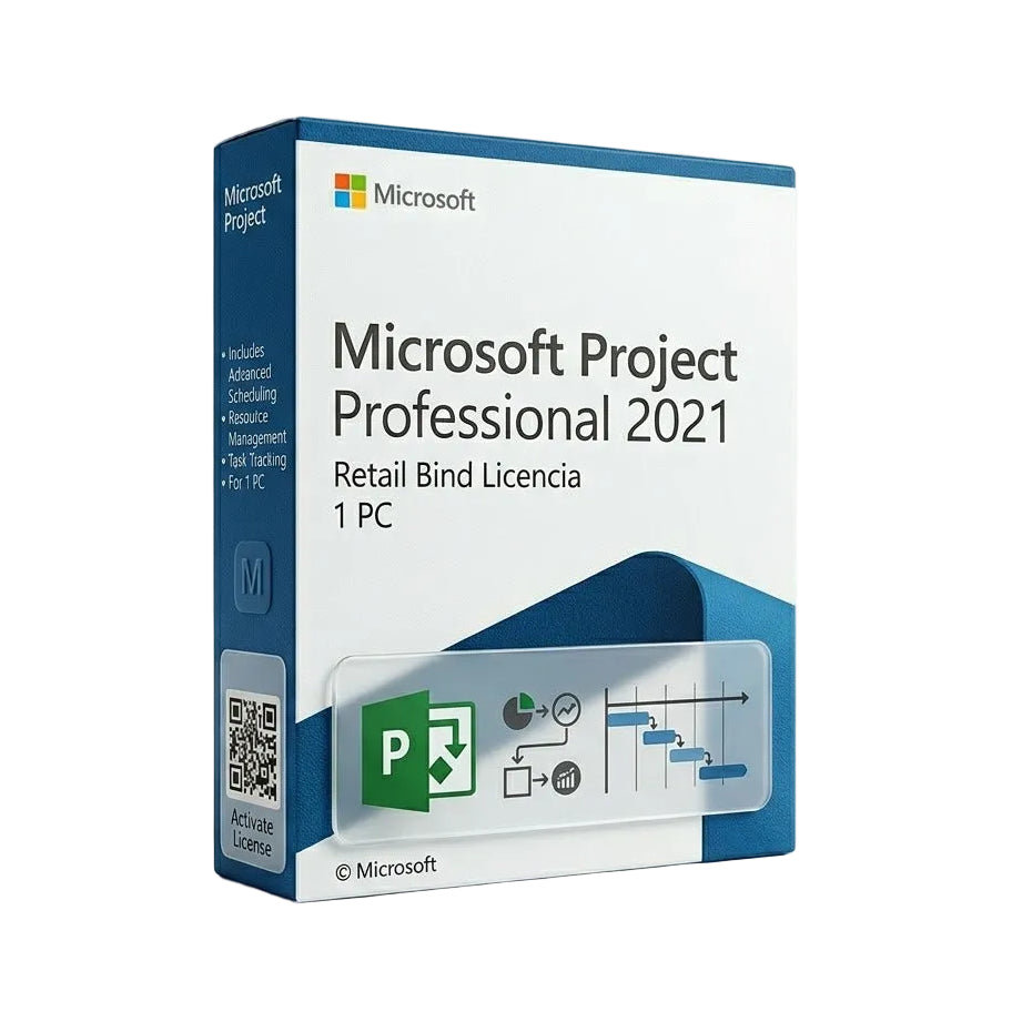 Project Professional 2021 Retail Licencia 1 PC