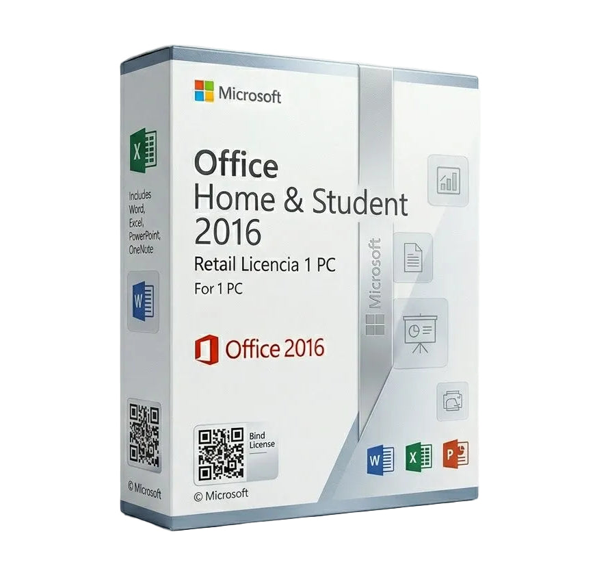 Office 2016 Home and Student Retail Licencia 1 PC