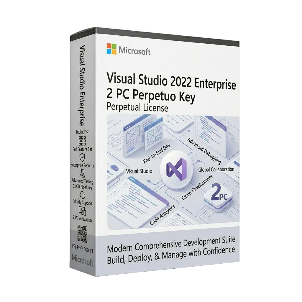 Visual Studio 2022 Enterprise Key 2 PC Perpetuo