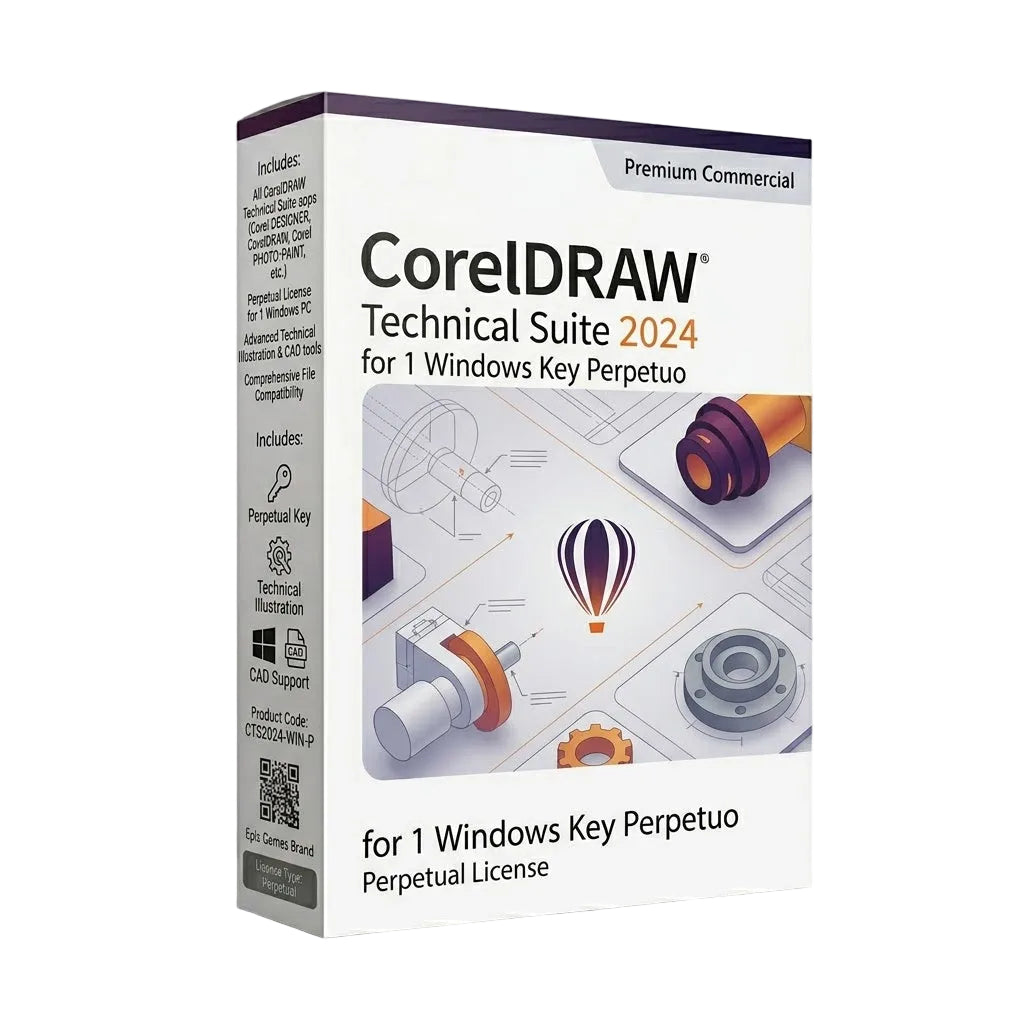 CoreldDraw Technical Suit 2024 1 PC Perpetuo