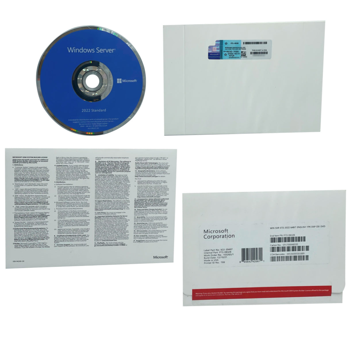 Windows Server 2016 Standard Caja OEM Multilenguaje