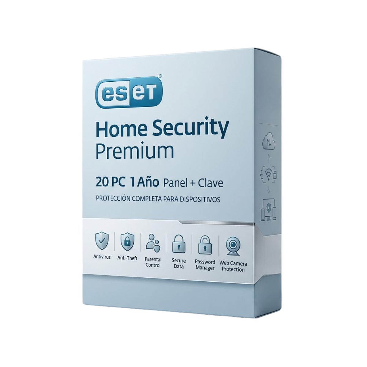 ESET Home Security Premium 20 PC 1 Año Panel + Clave