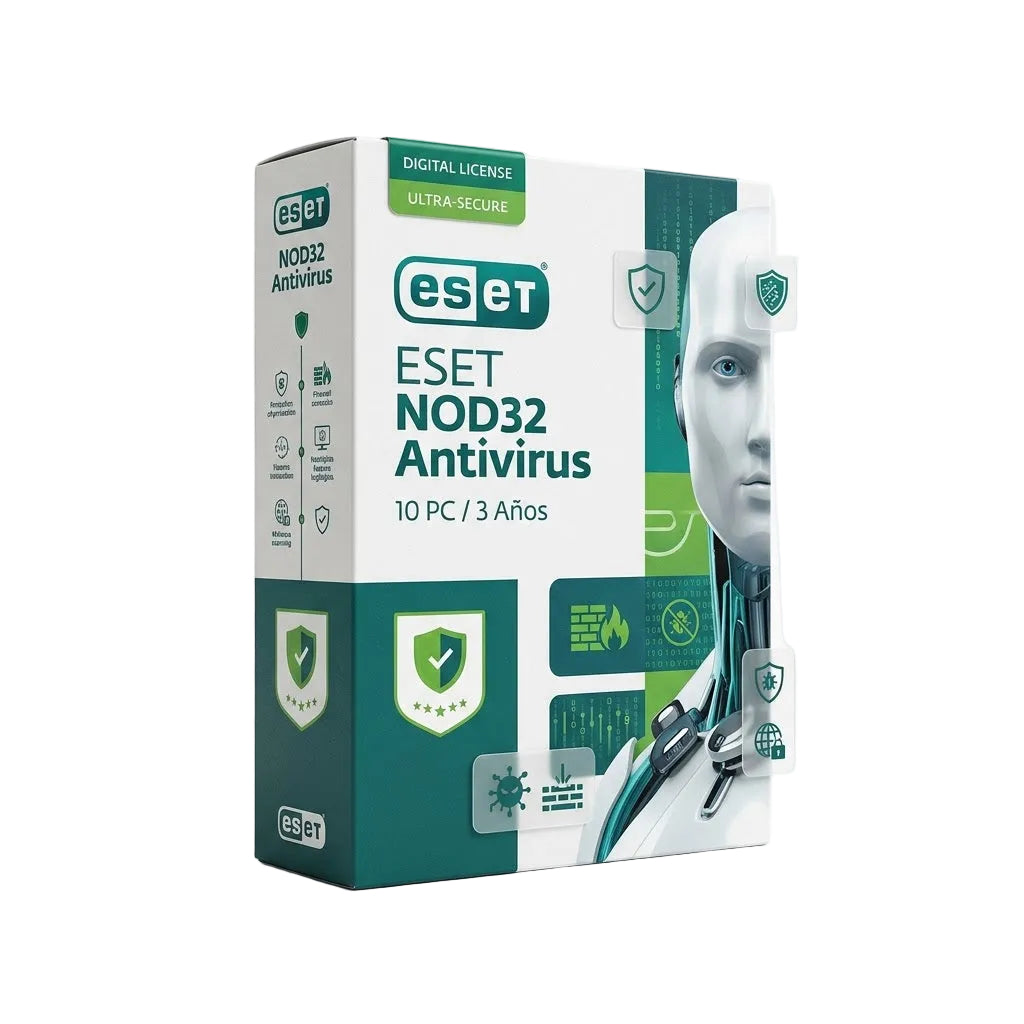 ESET NOD32 Antivirus 10 PC 3 Años