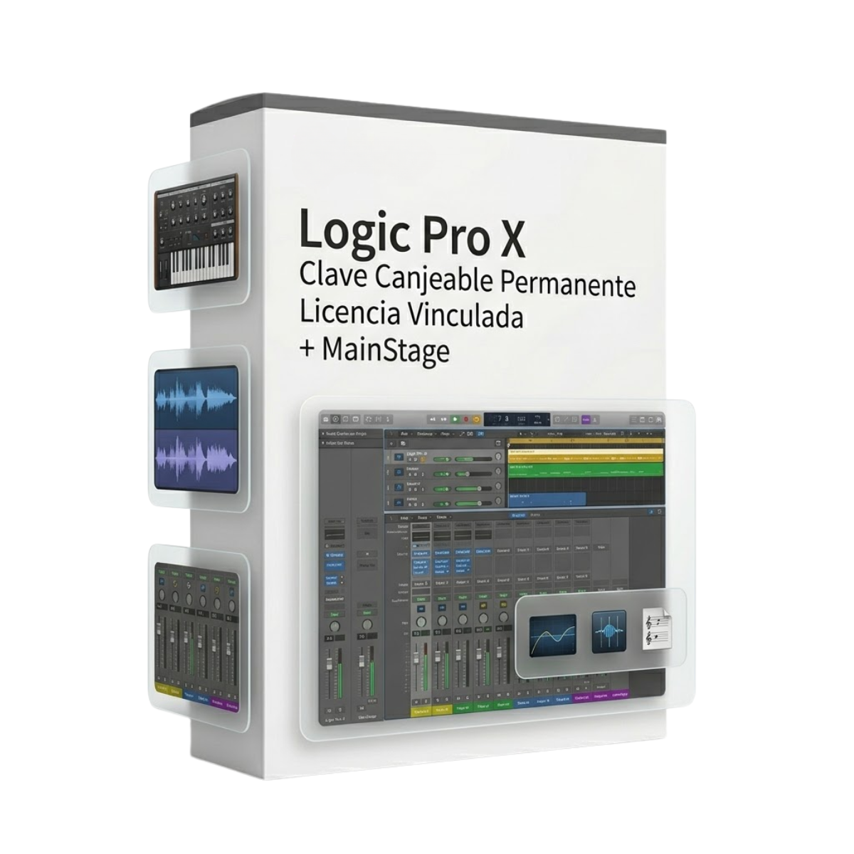 Logic Pro X Clave Canjeable Permanente Licencia Vinculada + MainStage