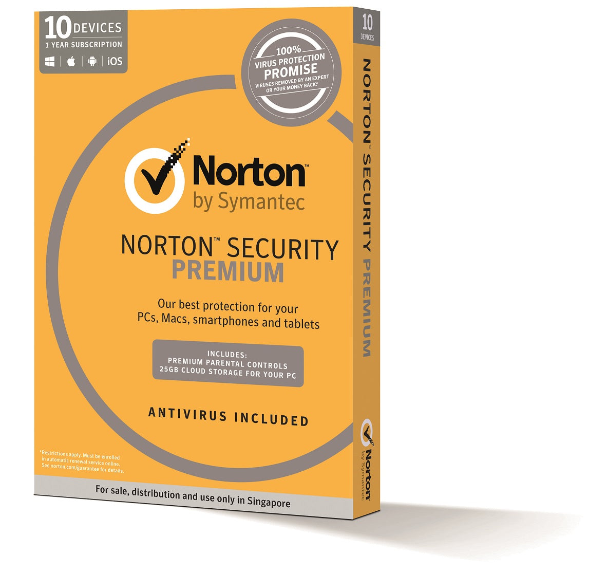 Norton Security Premium para 10 pc 2 años