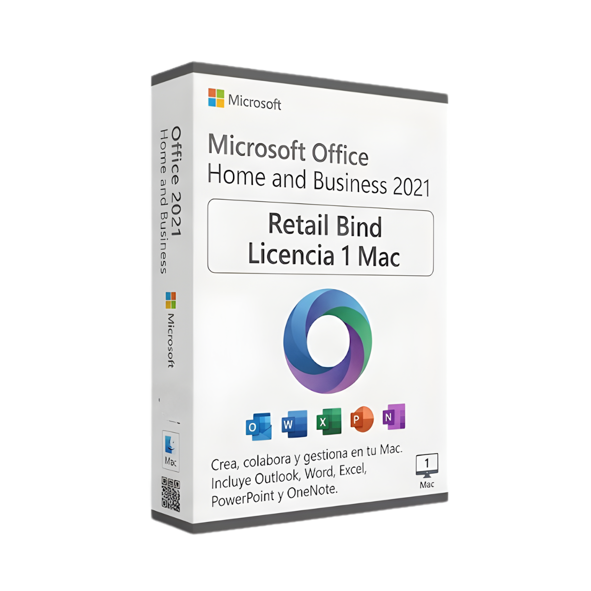 Office 2021 Home and Business Retail Bind Licencia 1 Mac