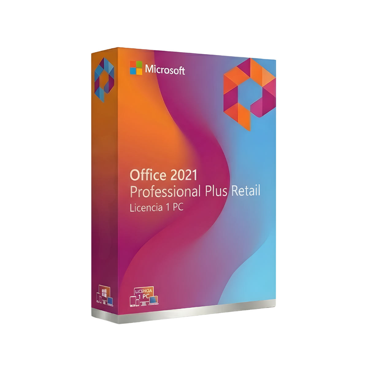 Office 2021 Professional Plus Retail Licencia 1 PC