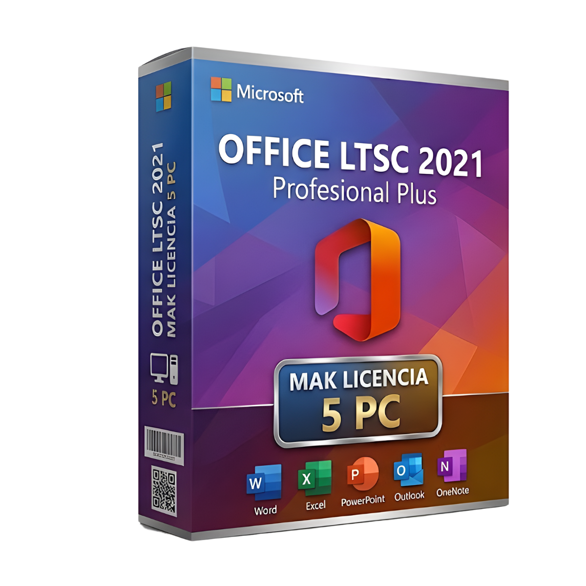 Office LTSC Profesional Plus 2021 MAK Licencia 5 PC