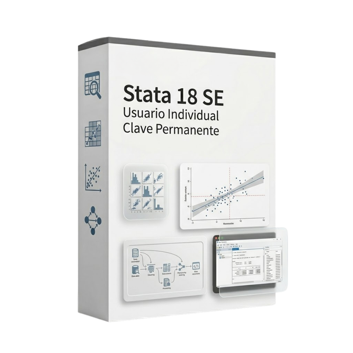 Stata 18 SE Usuario Individual 2 Núcleos Clave Permanente