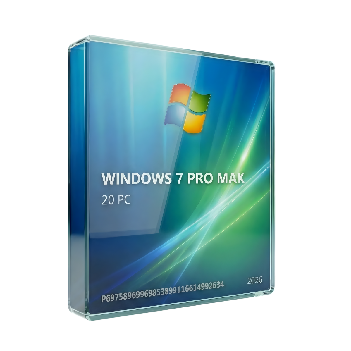 Windows 7 Pro MAK Licencia 20 Pc