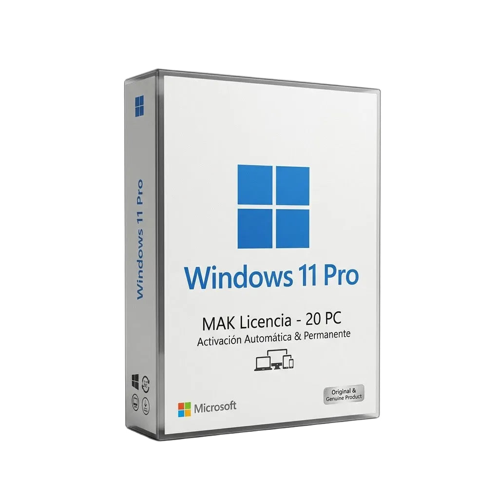 Windows 11 Pro MAK Licencia 20 Pc