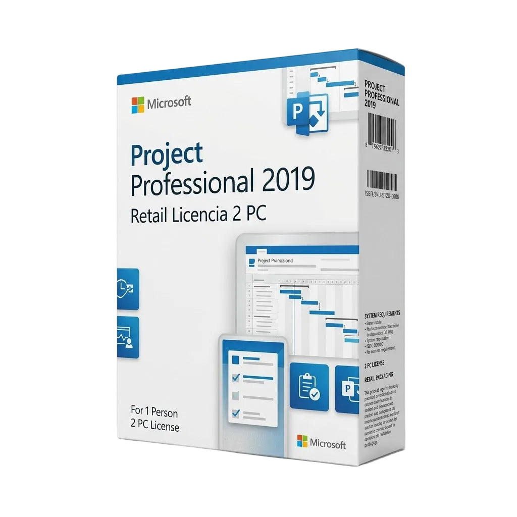 Project Professional 2019 Retail Licencia 2 PC