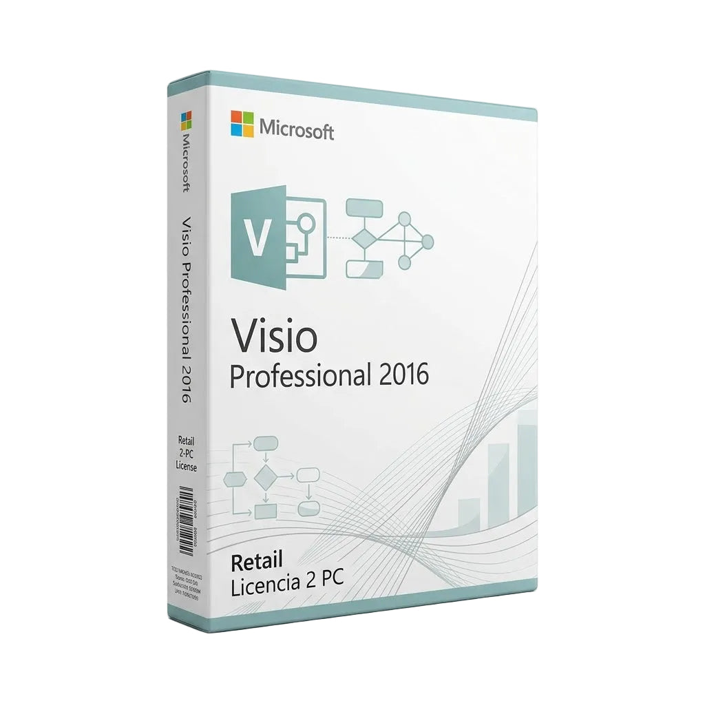 Visio Professional 2016 Retail Licencia 2 PC