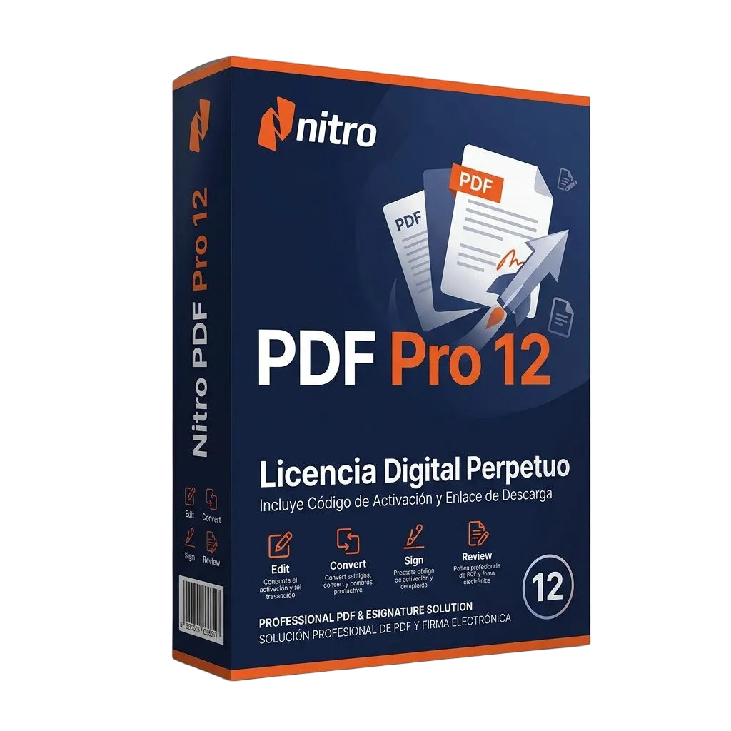 Nitro PDF Pro 12 Licencia Digital Perpetuo