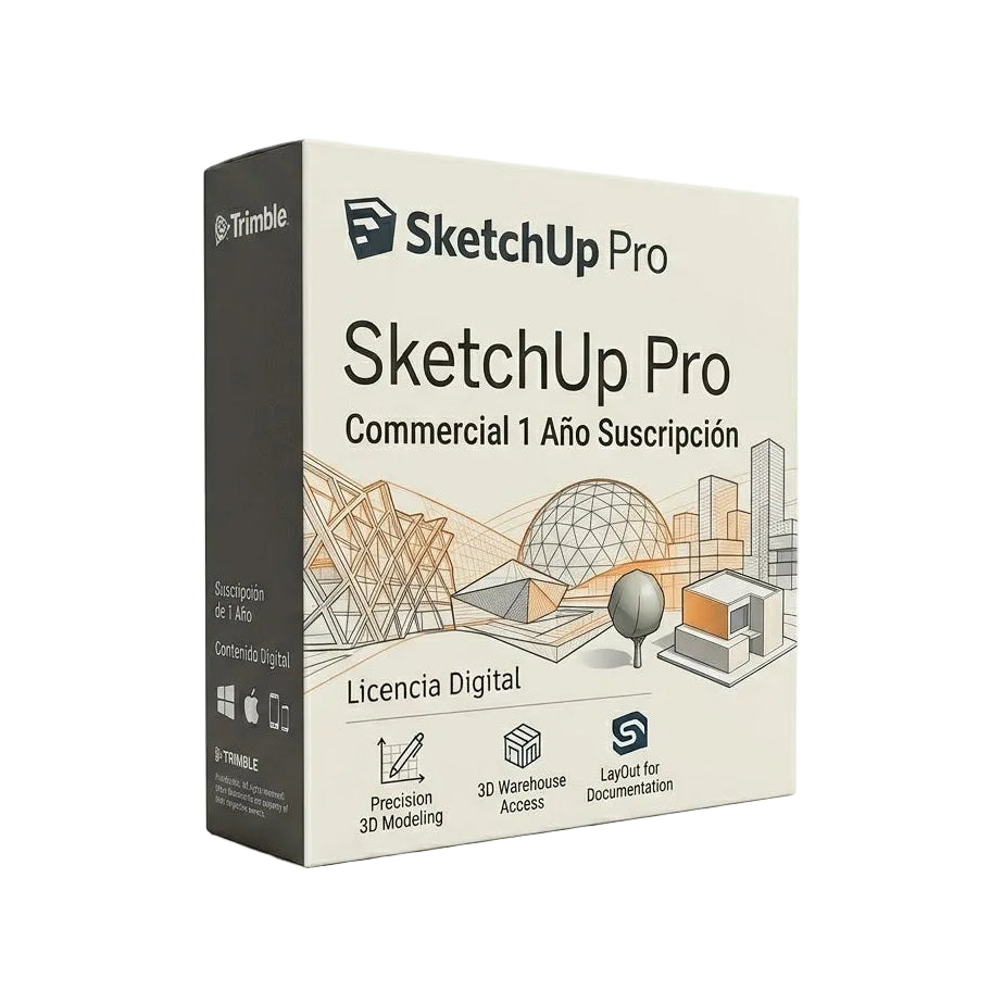 SketchUp Pro Commercial 1 Año Suscripción