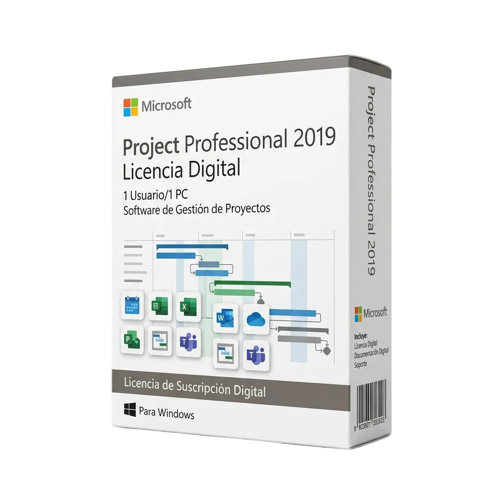 Project Professional 2019 Licencia Digital