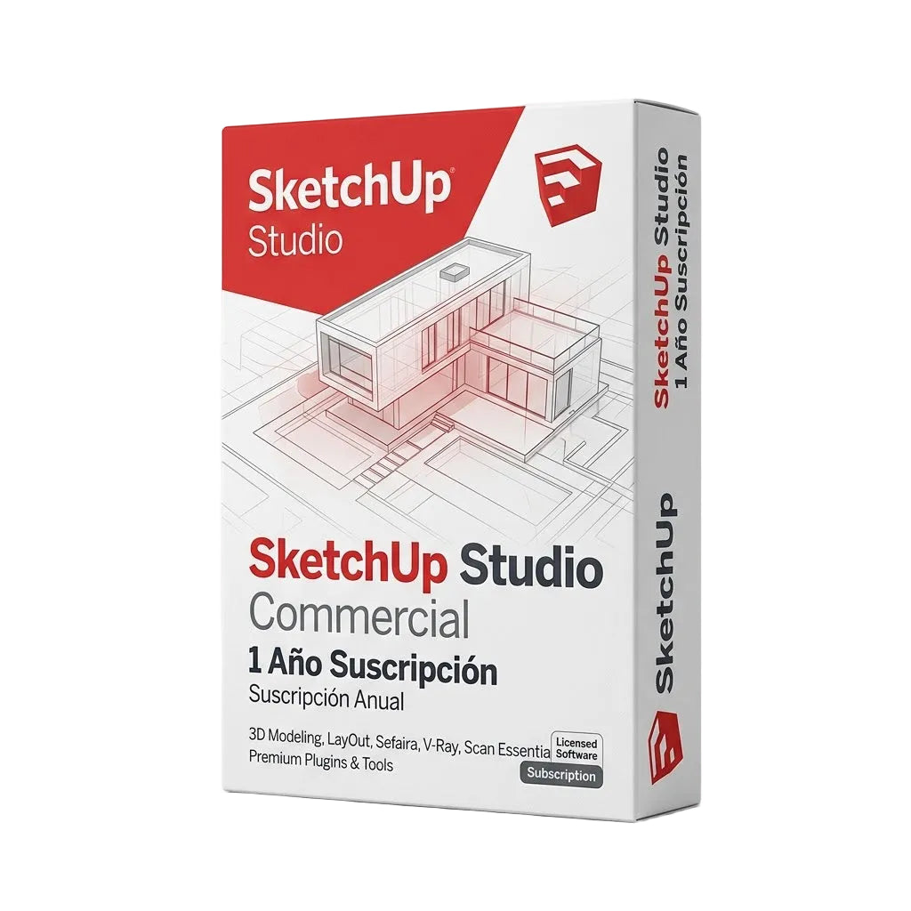 SketchUp Studio Commercial 1 Año Suscripción