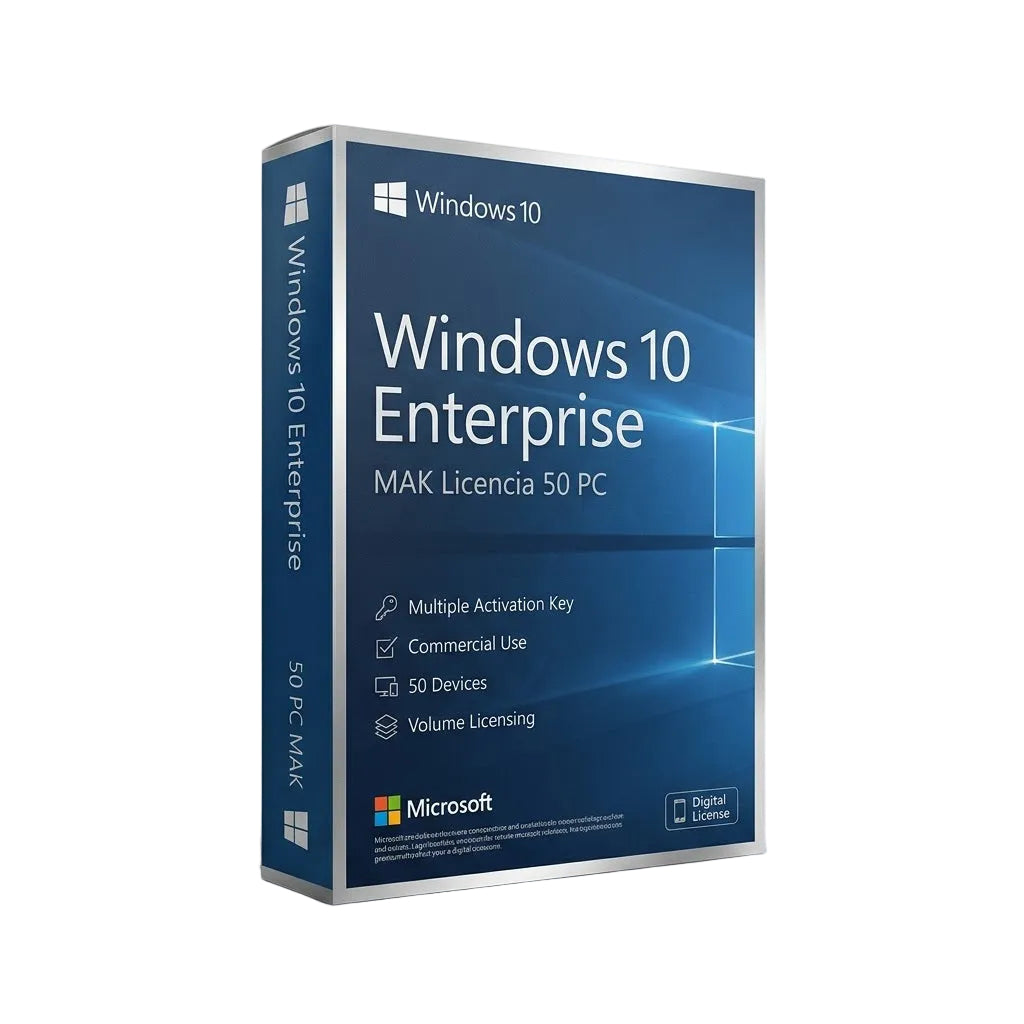 Windows 10 Enterprise MAK Licencia 50 Pc