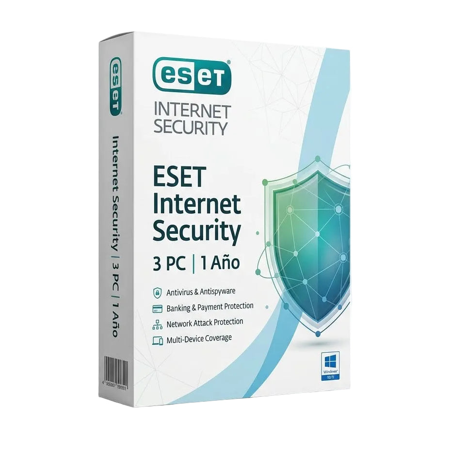 ESET Internet Security 3 PC 1 Año