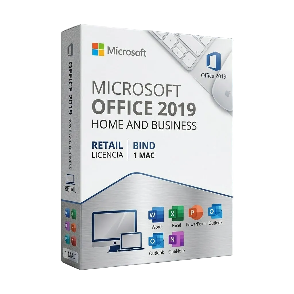 Office 2019 Home and Business Retail Licencia 1 Mac