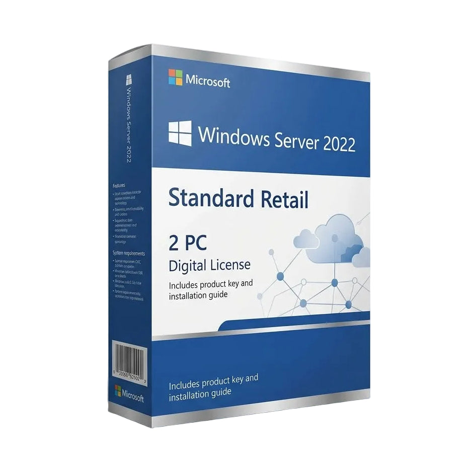 Windows Server 2022 Standard Retail 2 Pc