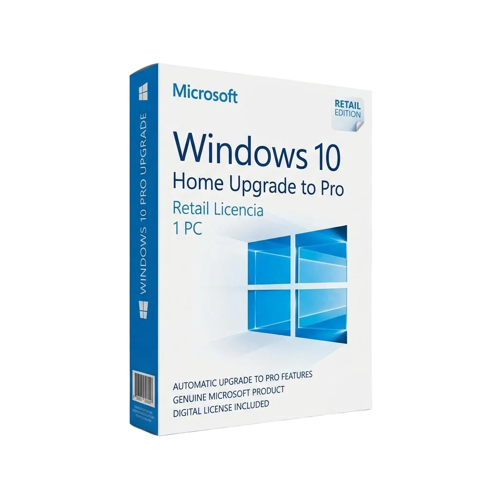 Windows 10 Home Upgrade Pro Retail Licencia 1 PC