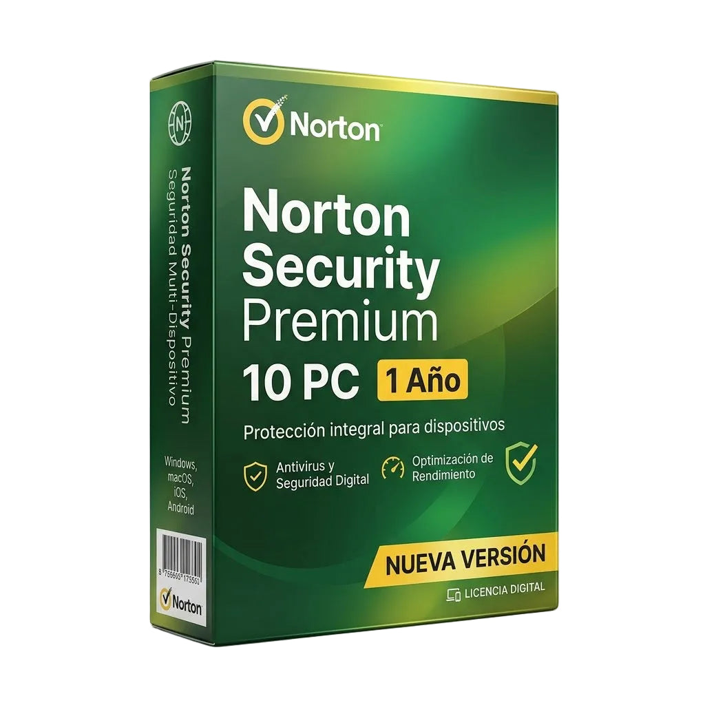 Norton Security Premium 10 PC 1 Año