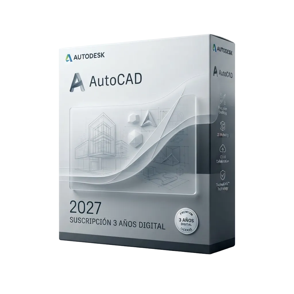 Autodesk AutoCAD 2027 Suscripción 3 Años Digital