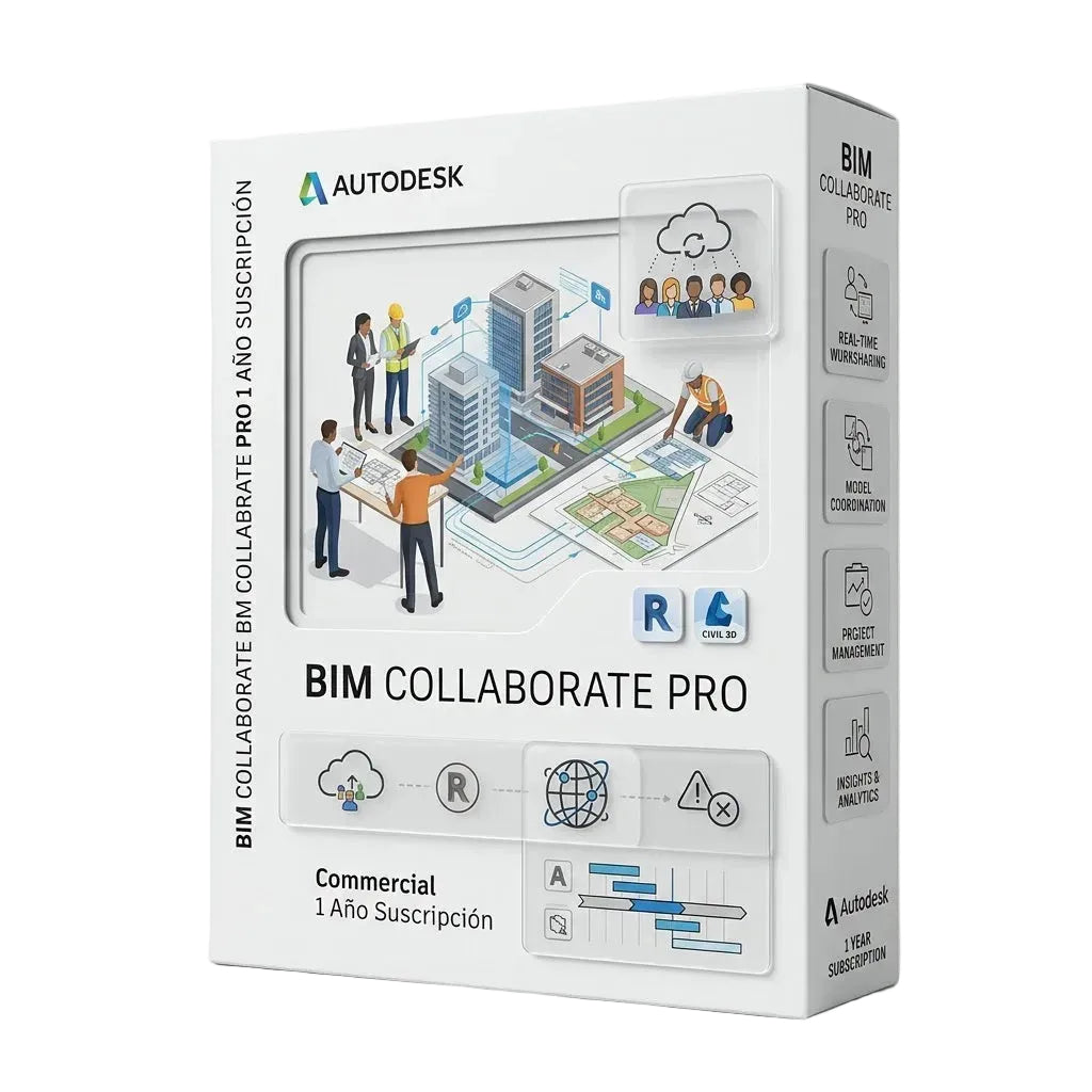 Autodesk Commercial BIM Collaborate Pro 1 Año Suscripcion