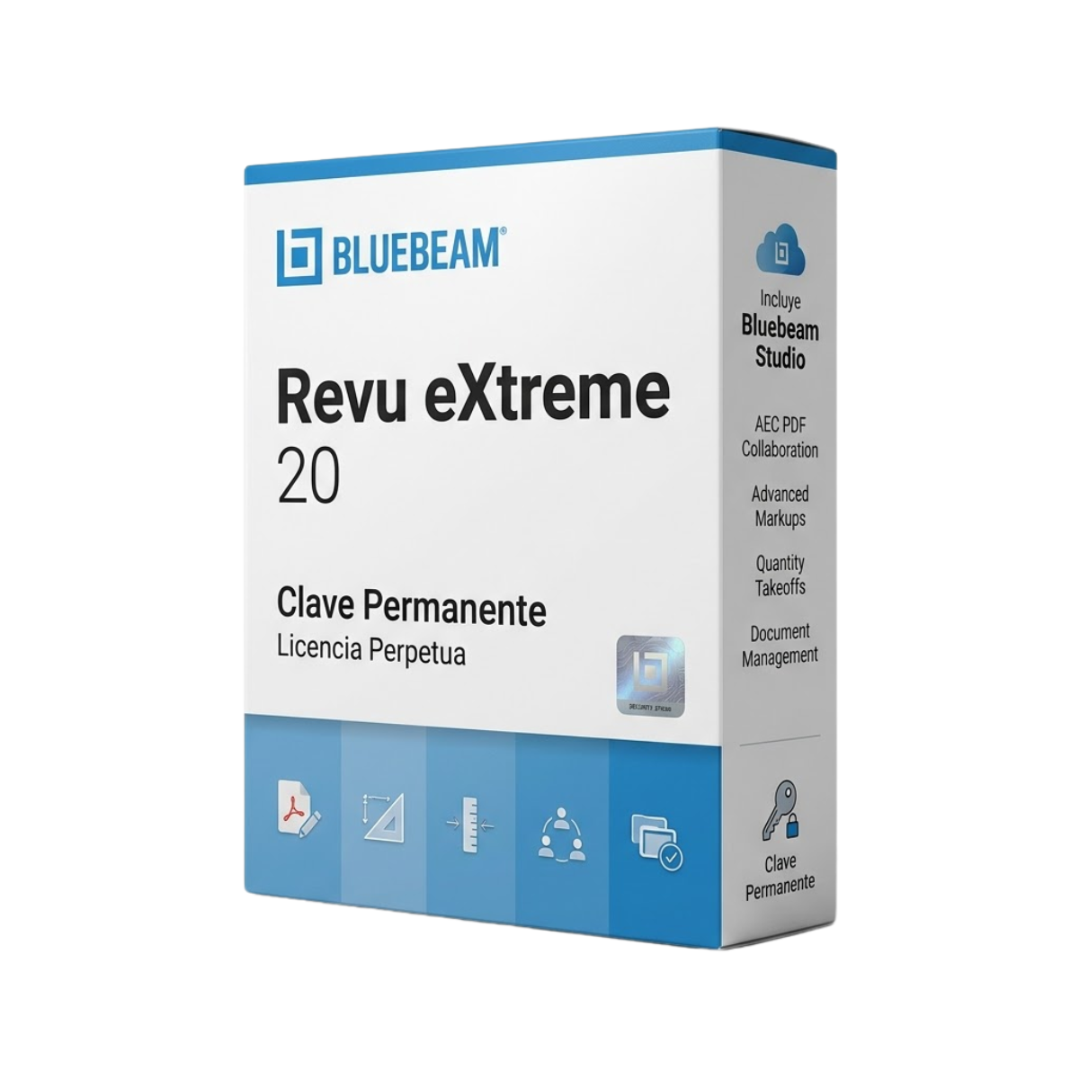 Bluebeam Revu eXtreme 20 - Clave Permanente