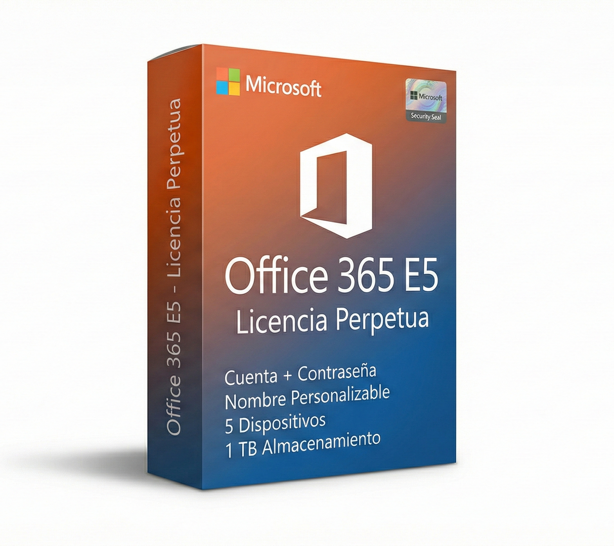 Office 365 E5 Perpetuo Cuenta + Contraseña Nombre Personalizable 5 Dispositivos 1 TB