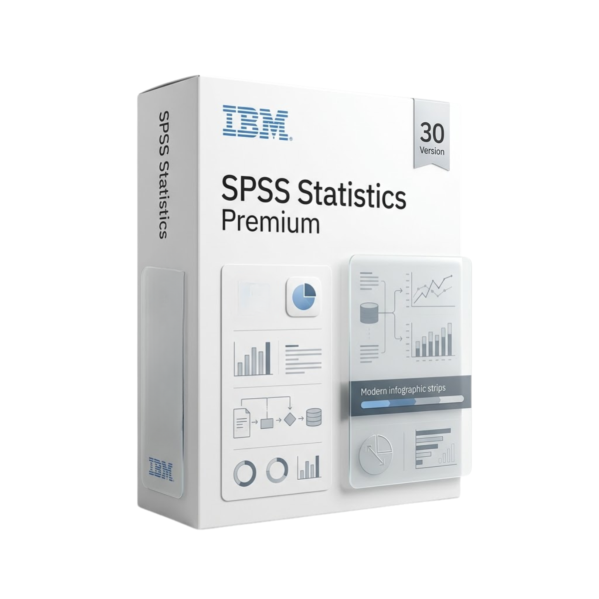 IBM SPSS Statistics Premium Suscripción 30 Version 1 PC/Mac 1 Clave Permanente