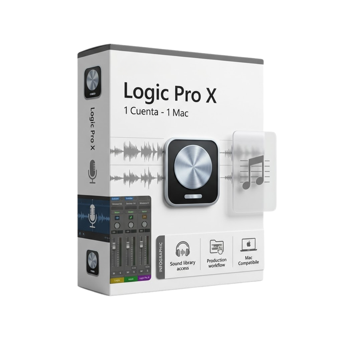 Logic Pro X 1 Cuenta - 1 Mac