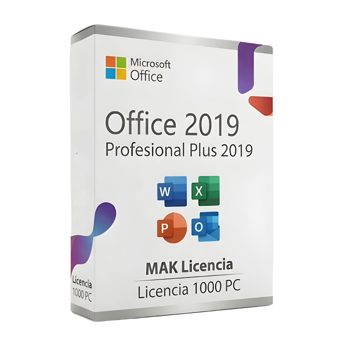 Office Profesional Plus 2019 MAK Licencia 1000 PC