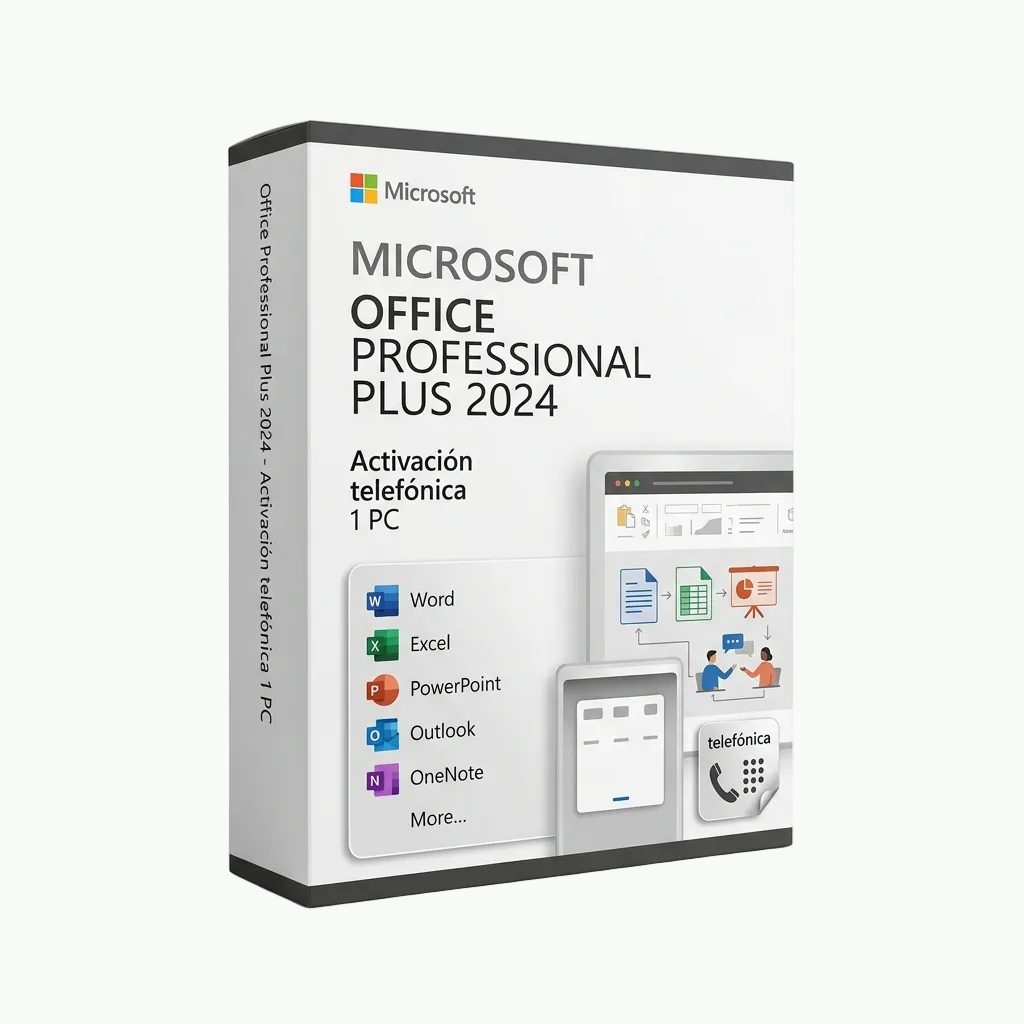 Office Professional Plus 2024 - Activación telefónica 1 PC