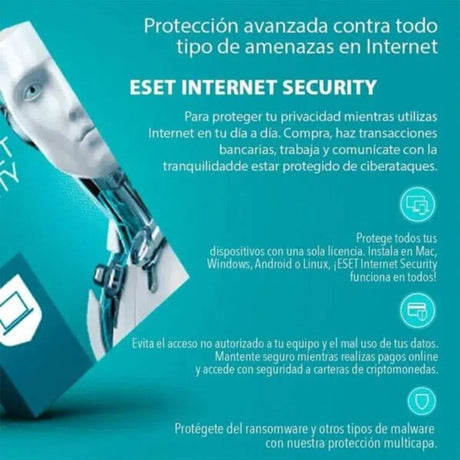 Eset Internet Security 3 PC 3 Años