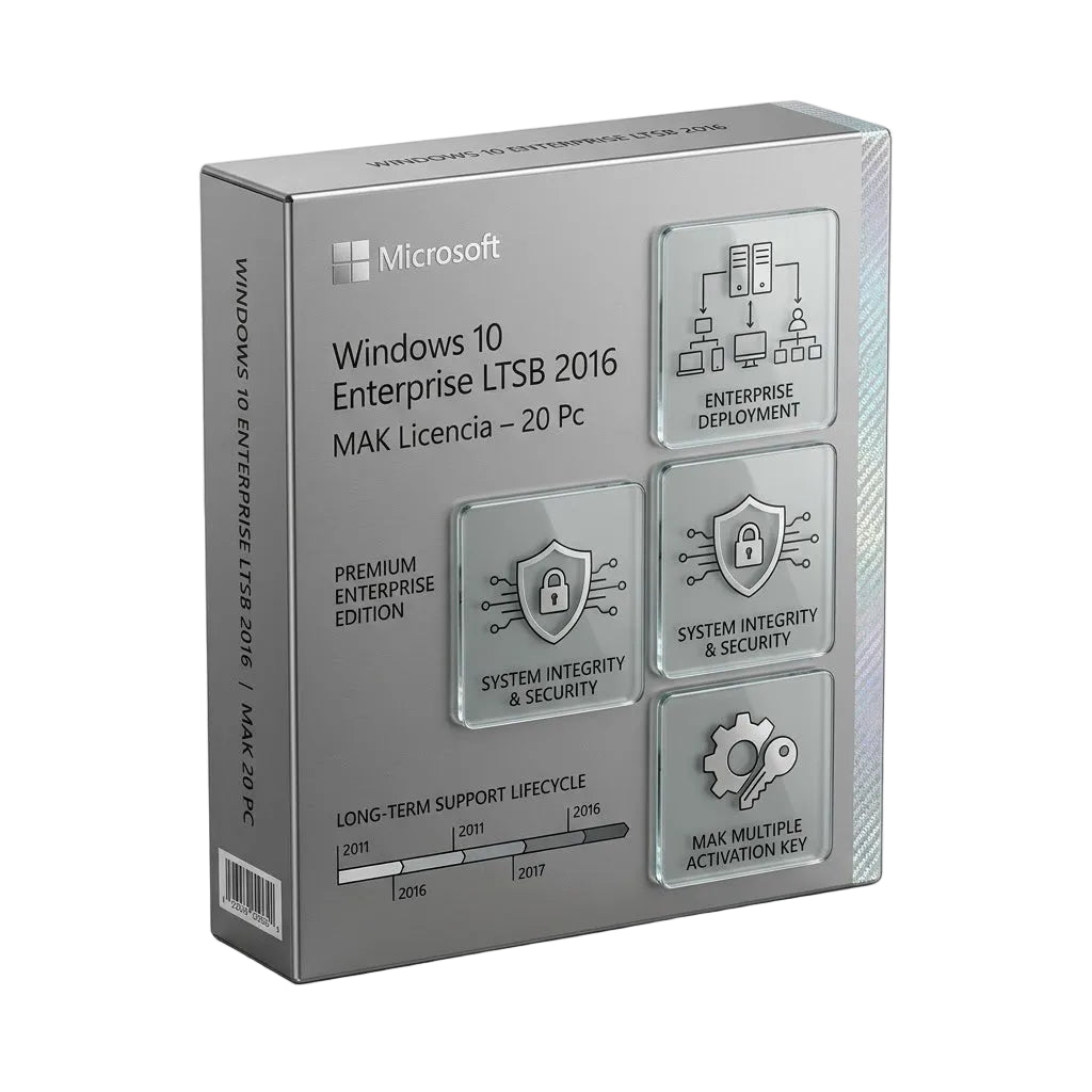 Windows 10 Enterprise LTSB 2016 MAK Licencia 20 Pc