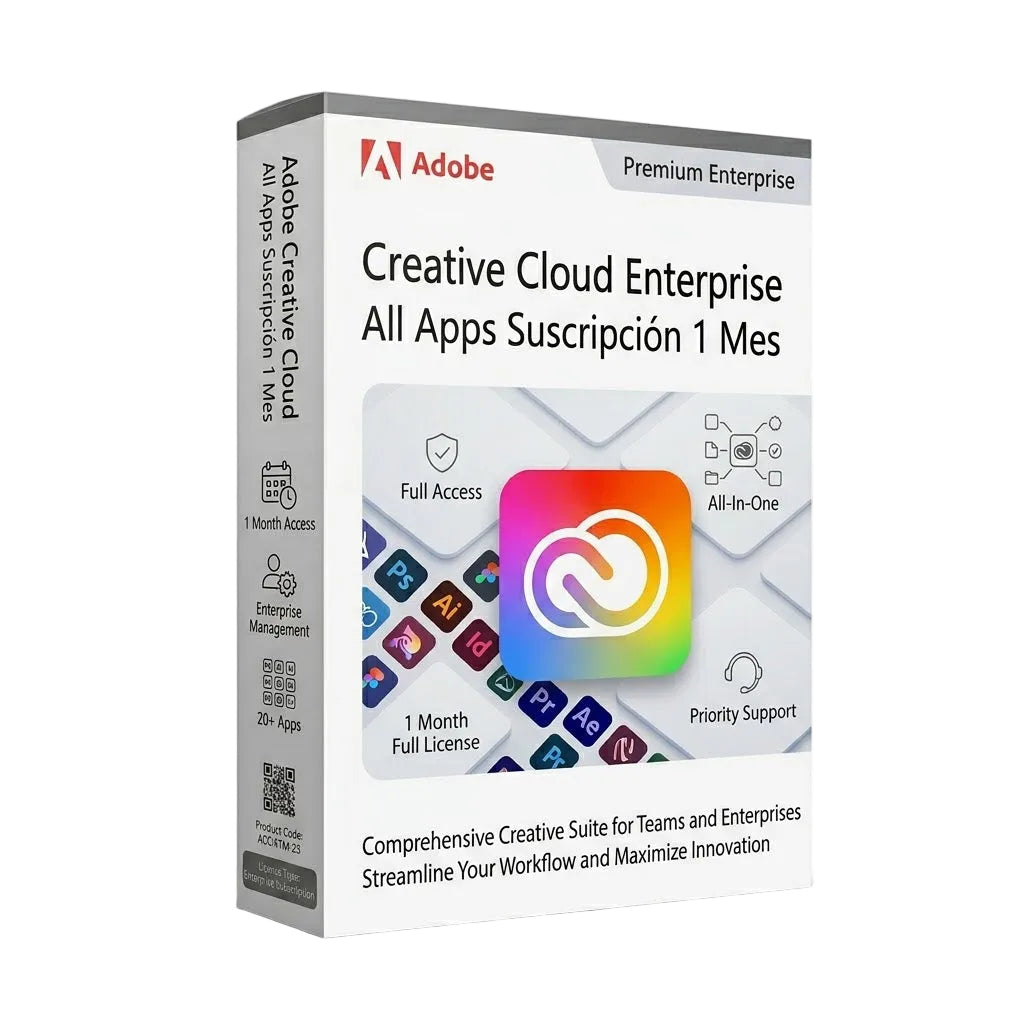 Adobe Creative Cloud Enterprise All Apps Suscripción 1 Mes