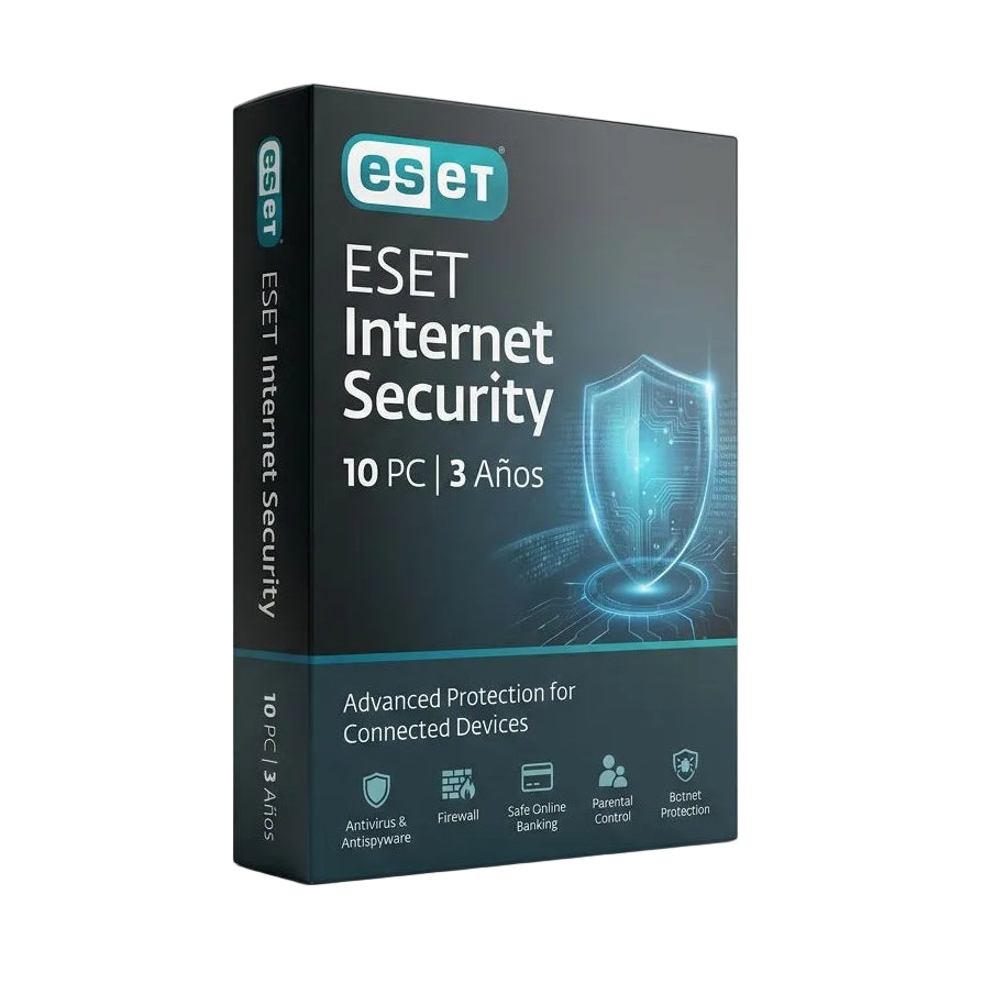 ESET Internet Security 10 PC 3 Años