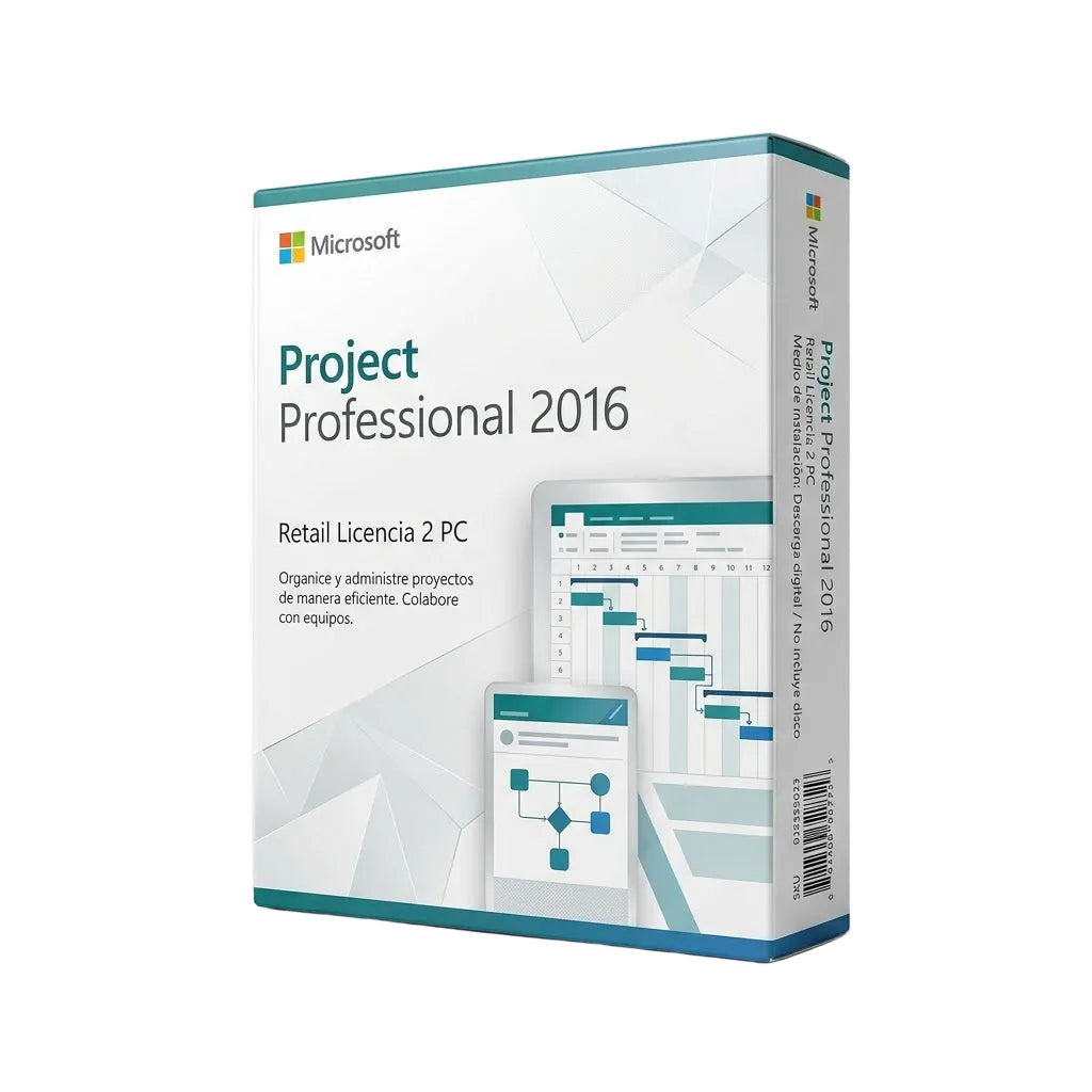 Project Professional 2016 Retail Licencia 2 PC