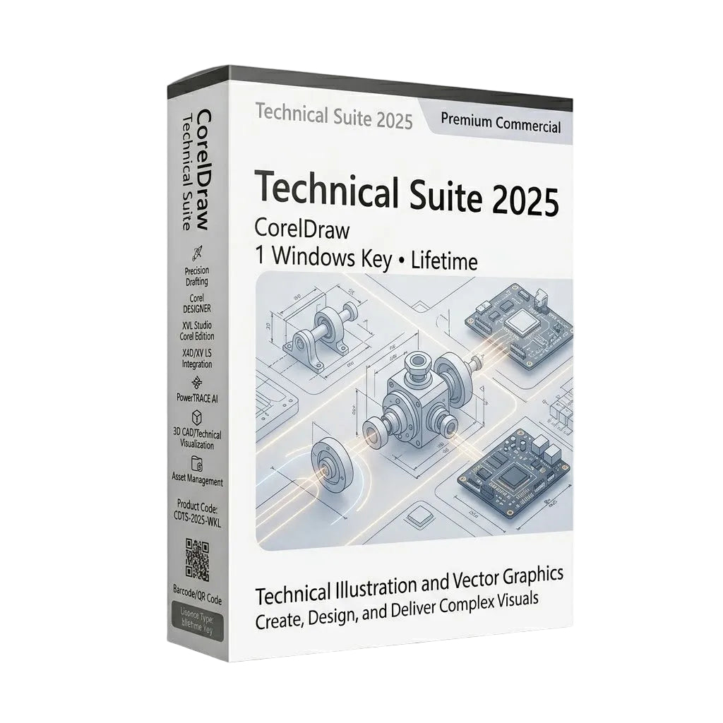 CoreldDraw Technical Suit 2025 1 PC Perpetuo