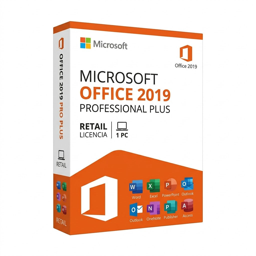 Office 2019 Professional Plus Retail Licencia 1 PC