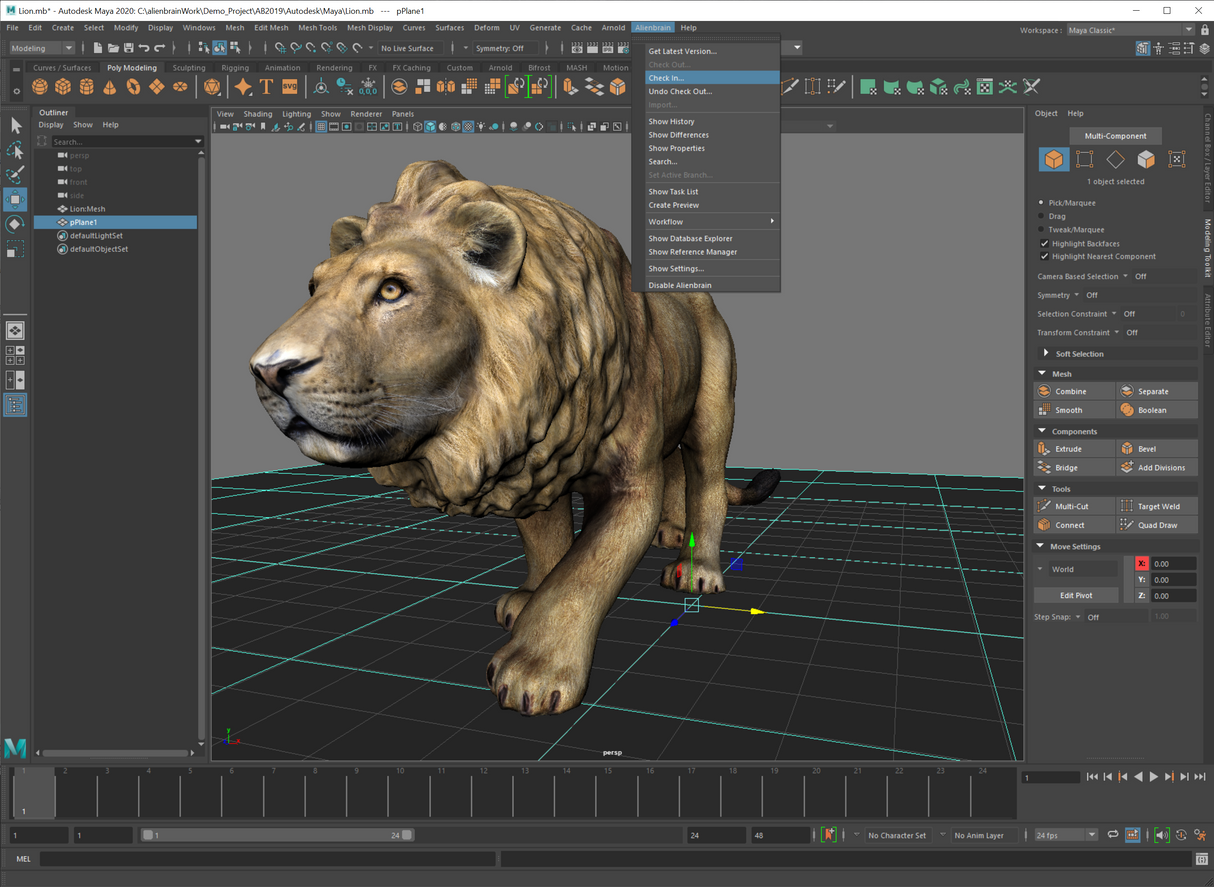 Maya Autodesk 1 año 2025