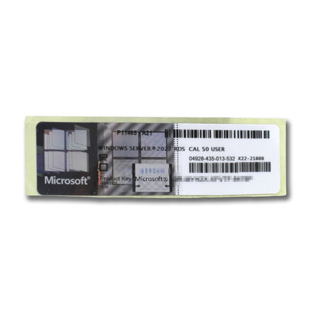 50 RDS CALs  Física + Windows Server 2022 Standard OEM Físico