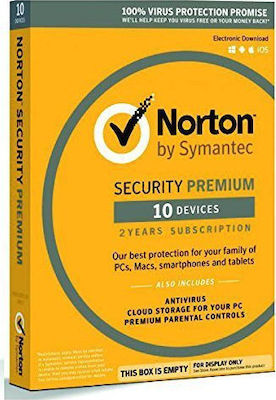 Norton Security Premium para 10 pc de 2 años